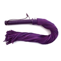 Rouge Suede Flogger - Whips & Paddles