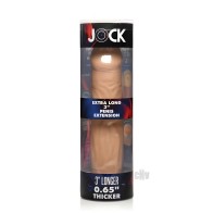 Mejoradores de Pene Jock Extra Long Penis Extension Sleeve 3in Light