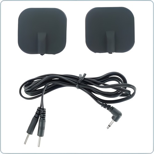 Almohadillas adhesivas negras Zeus para juguetes electrosex