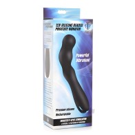 T4m Silicone Beaded Prostate Vibe in Black