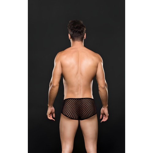 Envy Modern Fishnet Trunk