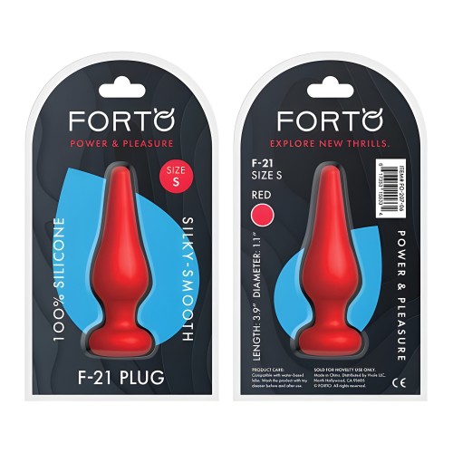 Forto F-21 Tear Drop Butt Plug