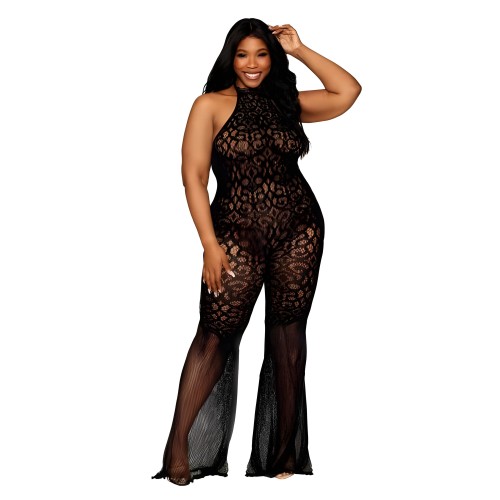 Flair-legged Bodystocking Black