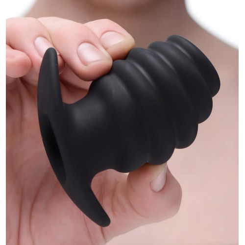 Hive Ass Tunnel Silicone Ribbed Anal Plug - Medium