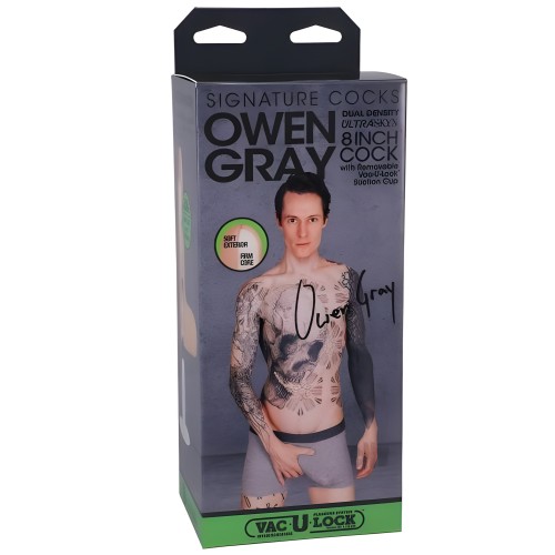 Dildo Owen Gray Ultraskyn 8 In. Con Ventosa Removible