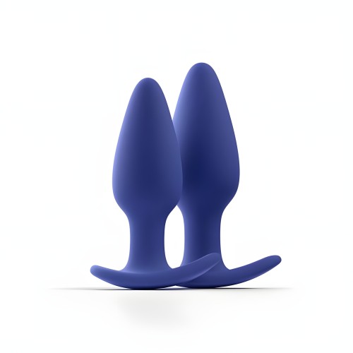 Biird Regii 2-piece Anal Plug Set - Blue
