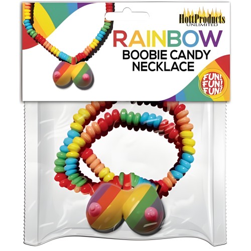 Rainbow Boobie Candy Necklace by Hott Products