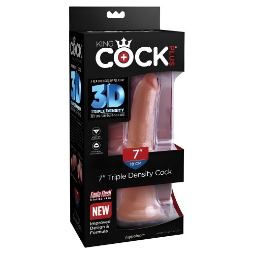 King Cock Plus 7 Inch Tan Cock