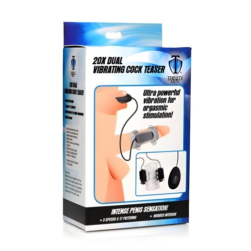 Tm 20x Dual Vibrating Cock Teaser