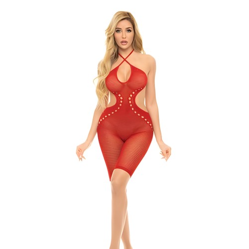 Pink Lipstick Bodystocking for Stunning Looks