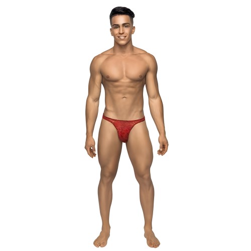 Male Power Bong Thong Red S/M