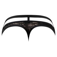 Tanga Lucifer Cutout Negro S/M