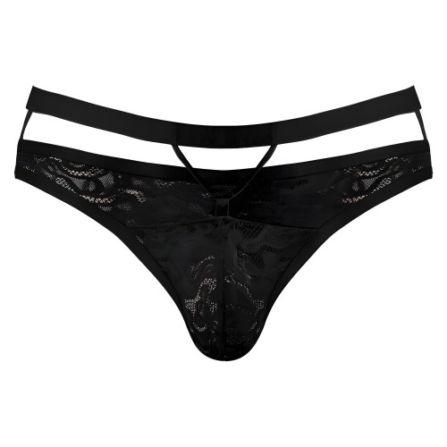 Tanga Lucifer Cutout Negro S/M