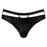 Tanga Lucifer Cutout Negro S/M