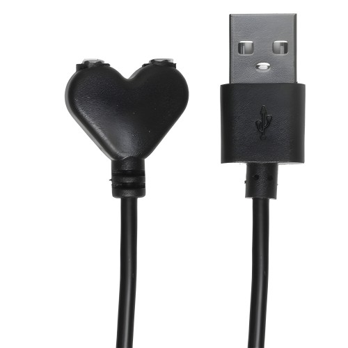Cable Cargador Magnético USB (Kink By Doc Johnson Power Play) Negro