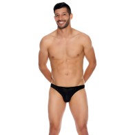 Men's Microfiber Open Back Underwear Black L/XL