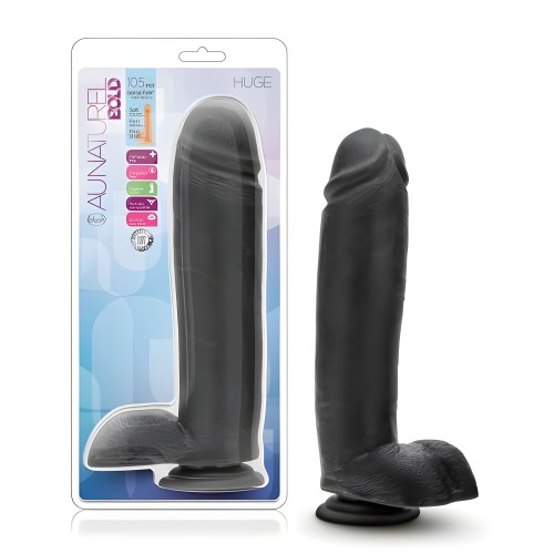Blush Au Natural 10.5in Dildo - Black