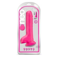Dildo Dual Density Neo de 9` Rosa Neón