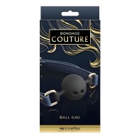 Ball Gag Couture de Bondage - Azul