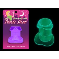 Glow In The Dark Penis Shot Glass Purple