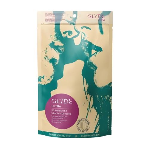 Glyde Ultra Condoms - 36 Pack