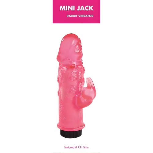 Mini Jack Vibrador Conejito Rosa