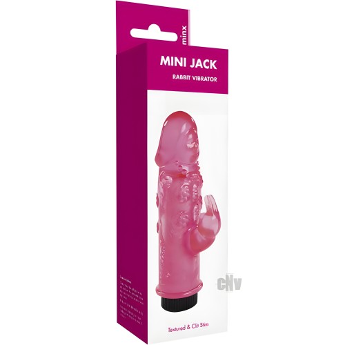 Mini Jack Vibrador Conejito Rosa