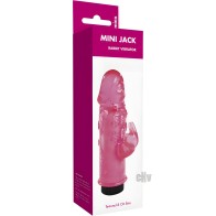 Mini Jack Vibrador Conejito Rosa