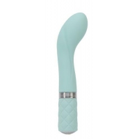 Pillow Talk Sassy G-Spot Vibe with Crystal Teal