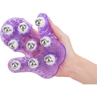 Roller Balls Massager Purple Massage Glove