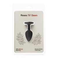 Roses Til Dawn Silicone Anal Plug Small