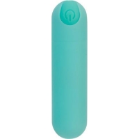 Essential 3 inches Rechargeable Teal Green Vibrator