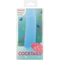 Addiction Cocktails 5.5 Silicone Dong Blue Lagoon 
