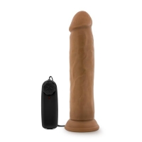 Dr. Throb 9.5 inches Vibrating Cock, Suction Cup Tan