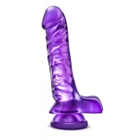 B Yours Basic 8 Purple Realistic Dildo