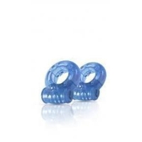Stay Hard Vibrating Cock Rings 2 Pack Blue