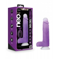 Neo Elite Encore 8 Vibrating Dildo Purple 