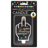 Happy F*ing Birthday Candle