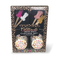 Glitterati Penis Party Cupcake Set