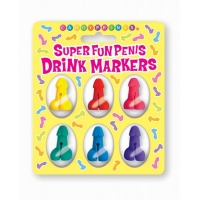 Super Fun Penis Silicone Drink Markers