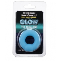 Rock Solid Mega Ring Blue Glow
