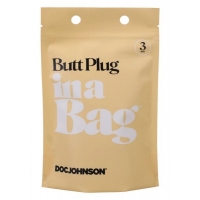 In A Bag Butt Plug 3 Black 