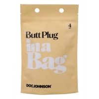 In A Bag Butt Plug 4 Black 