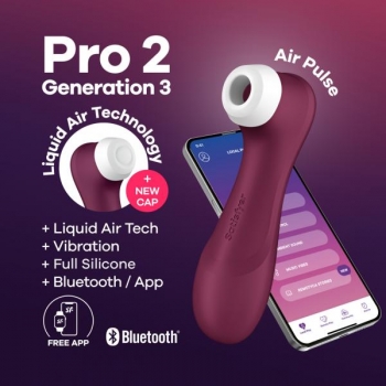 Satisfyer Pro 2 Generation 3 Wine Red (net)