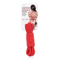 Lux Fetish Bondage Rope 3m Red