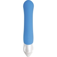 Tempest G Silicone Rechargeable G-Spot Vibrator Blue