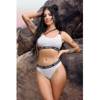 Drippin Oneshoulder Top & Panty L/xl