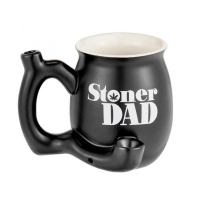 Matte Black Stoner Dad Mug
