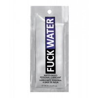Fuck Water .3 Oz Clear Water Based Lubricant Pillow Packs