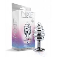 Nixie Honey Dripper Small Ribbed Stainless Steel Plug